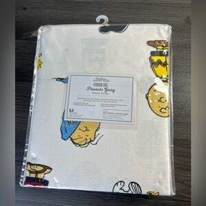 Peanuts Shower Curtain Charlie Brown Snoopy 72x72 Cotton Vermont Country RARE
